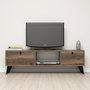 Hanah Home Serenat 1210 Soporte para TV Nogal y Negro